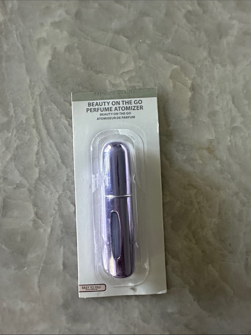 Beauty On The Go Purple Travel Perfume Atomizer